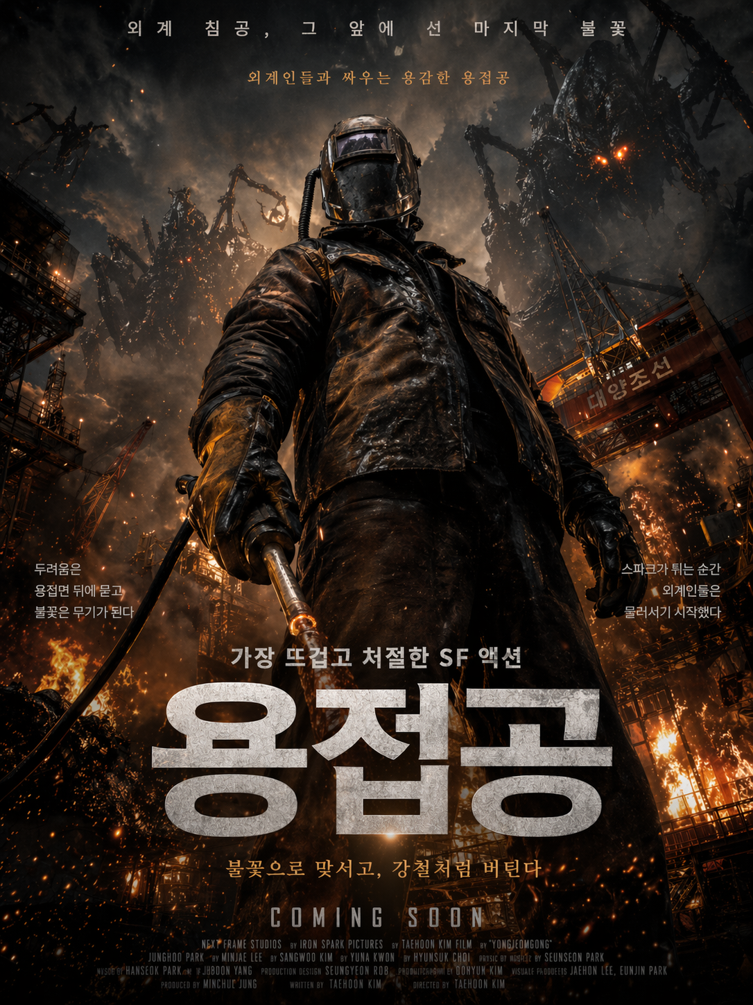 용접공 포스터